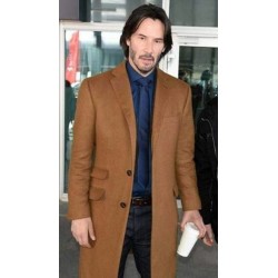 Siberia Movie Keanu Reeves Coat